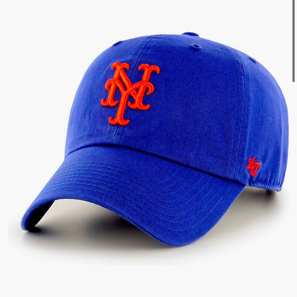 MLB New York Mets '47 Clean Up Adjustable Hat, Royal, One Size